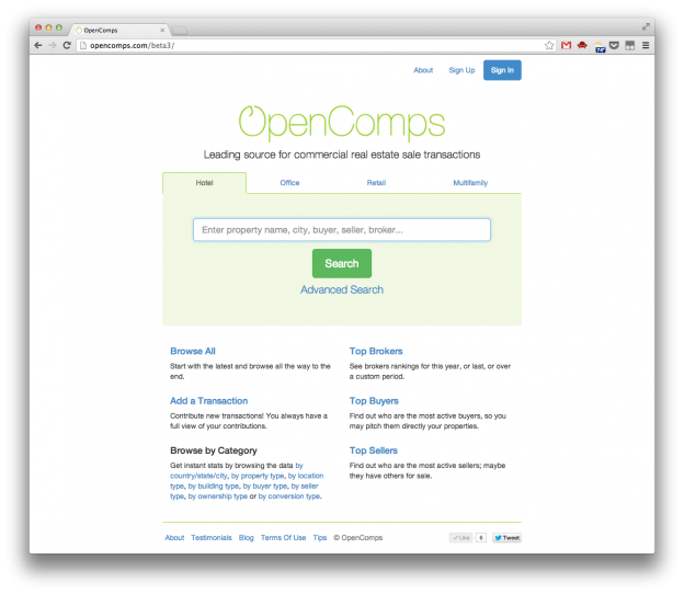 OpenComps Home Page